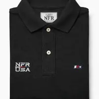Polo Masculina NFR – Preto USA - imagem 2