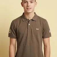 Polo Masculina NFR – Marrom USA - imagem 1