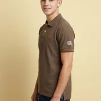 Polo Masculina NFR – Marrom USA - imagem 3