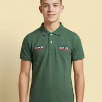Polo Masculina NFR – Verde USA - imagem 1