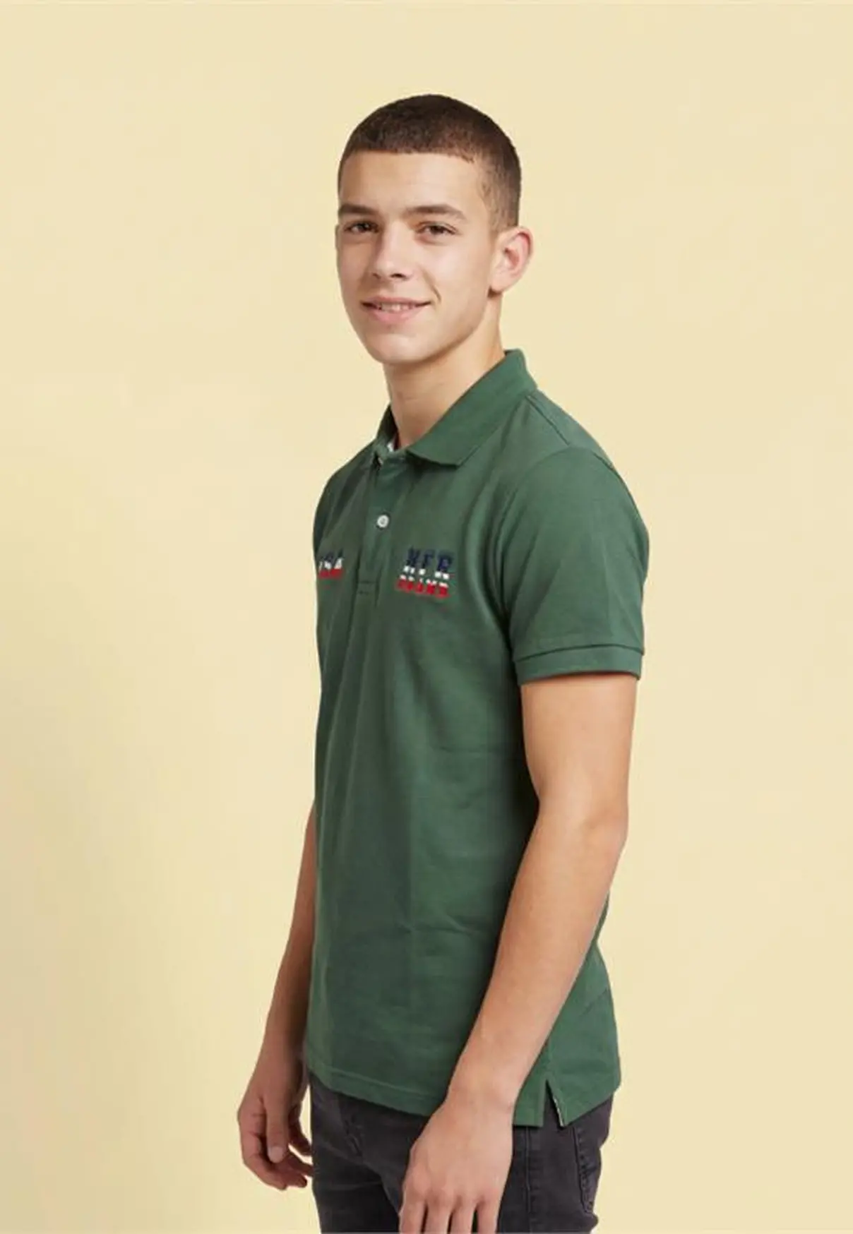 Polo Masculina NFR – Verde USA
