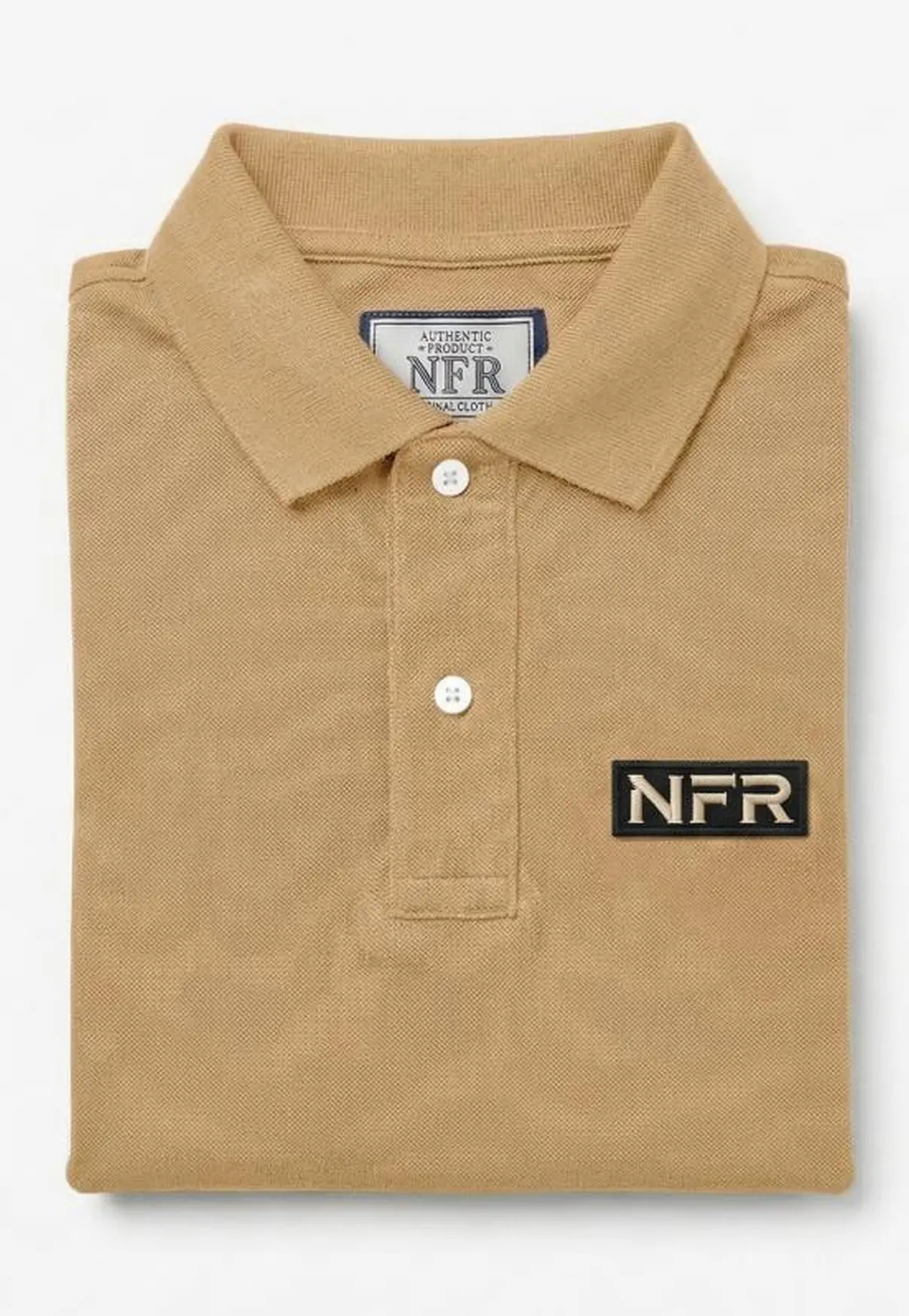 Polo Masculina NFR – Caramelo Premium