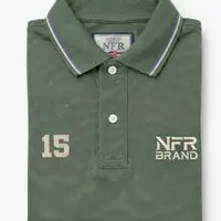 Polo Masculina NFR – Verde com Friso - imagem 2