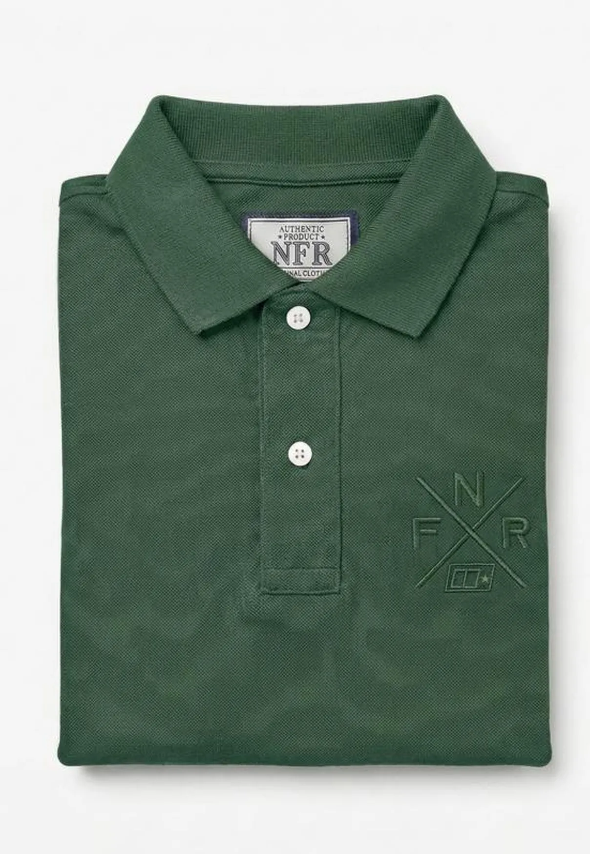 Polo Masculina NFR – Verde Militar Premium