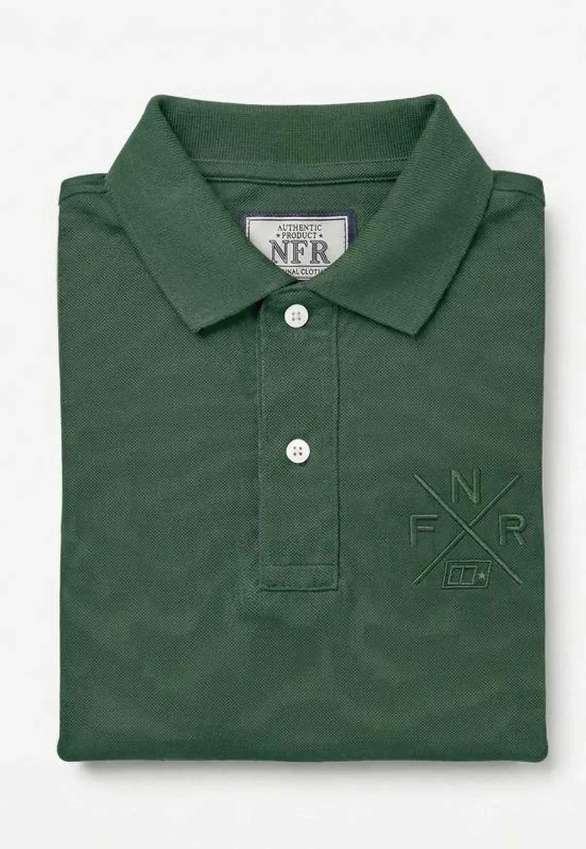 Polo Masculina NFR – Verde Militar Premium
