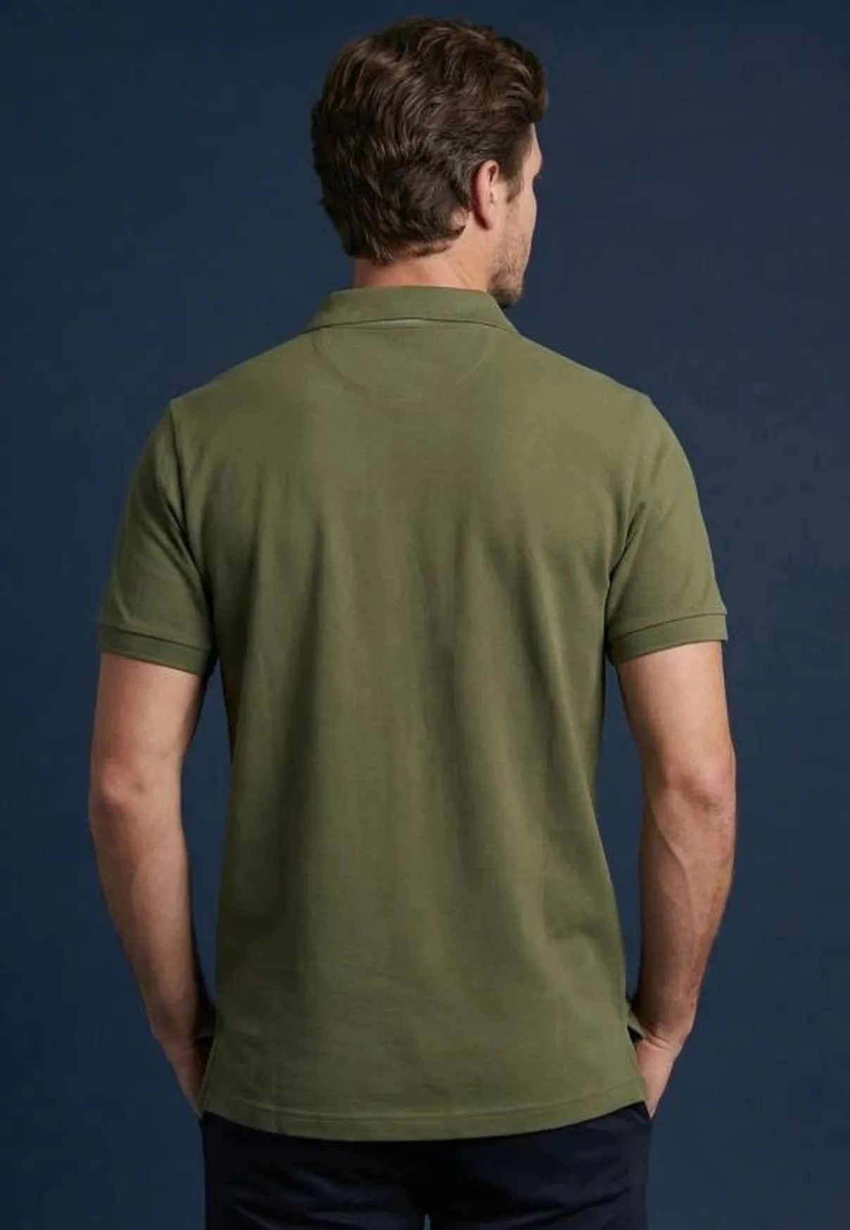 Polo Masculina NFR – Verde Militar Premium