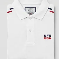 Polo Masculina NFR – Branca USA Premium - imagem 2