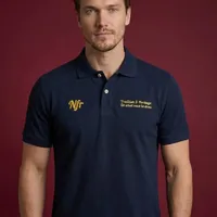Polo Masculina NFR – Azul Marinho Heritage - imagem 1
