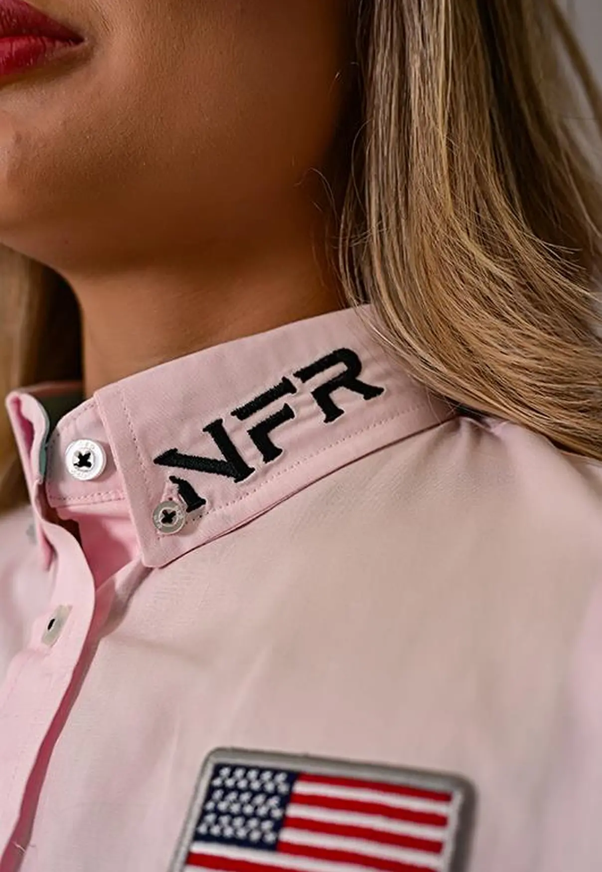 Camisa Feminina NFR Rosa