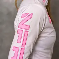 Camisa Feminina NFR Branca com Detalhes Rosa - imagem 8