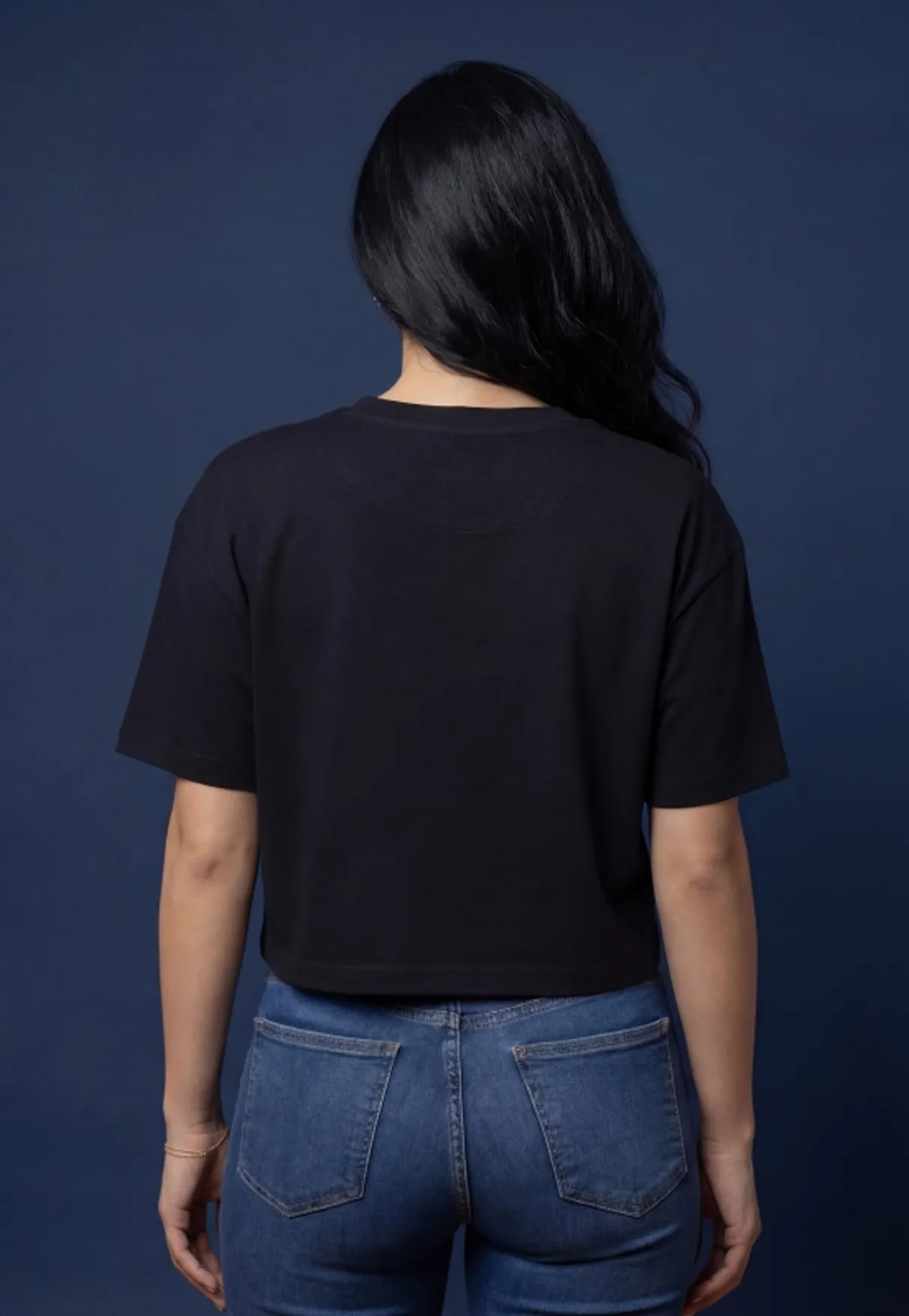 Cropped Feminino NFR – Bordado Floral Premium