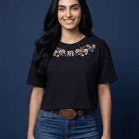 Cropped Feminino NFR – Bordado Floral Premium - imagem 1