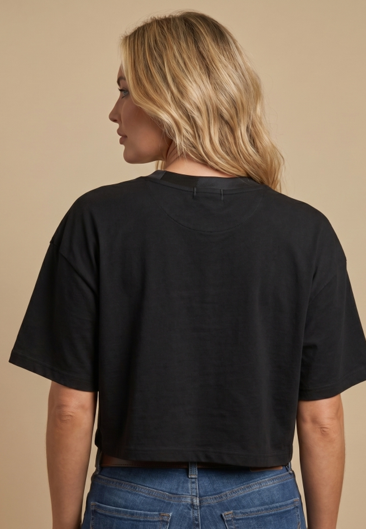 Cropped Feminino NFR – Cowgirl Preto Premium