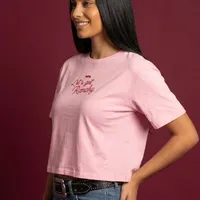 Cropped Feminino NFR – Let’s Get Ranchy Rosa - imagem 3