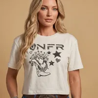 Cropped Feminino NFR – Longhorn Heritage Bege - imagem 1