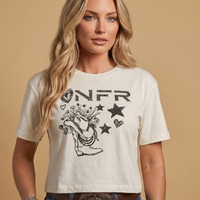 Cropped Feminino NFR – Longhorn Heritage Bege - imagem 1