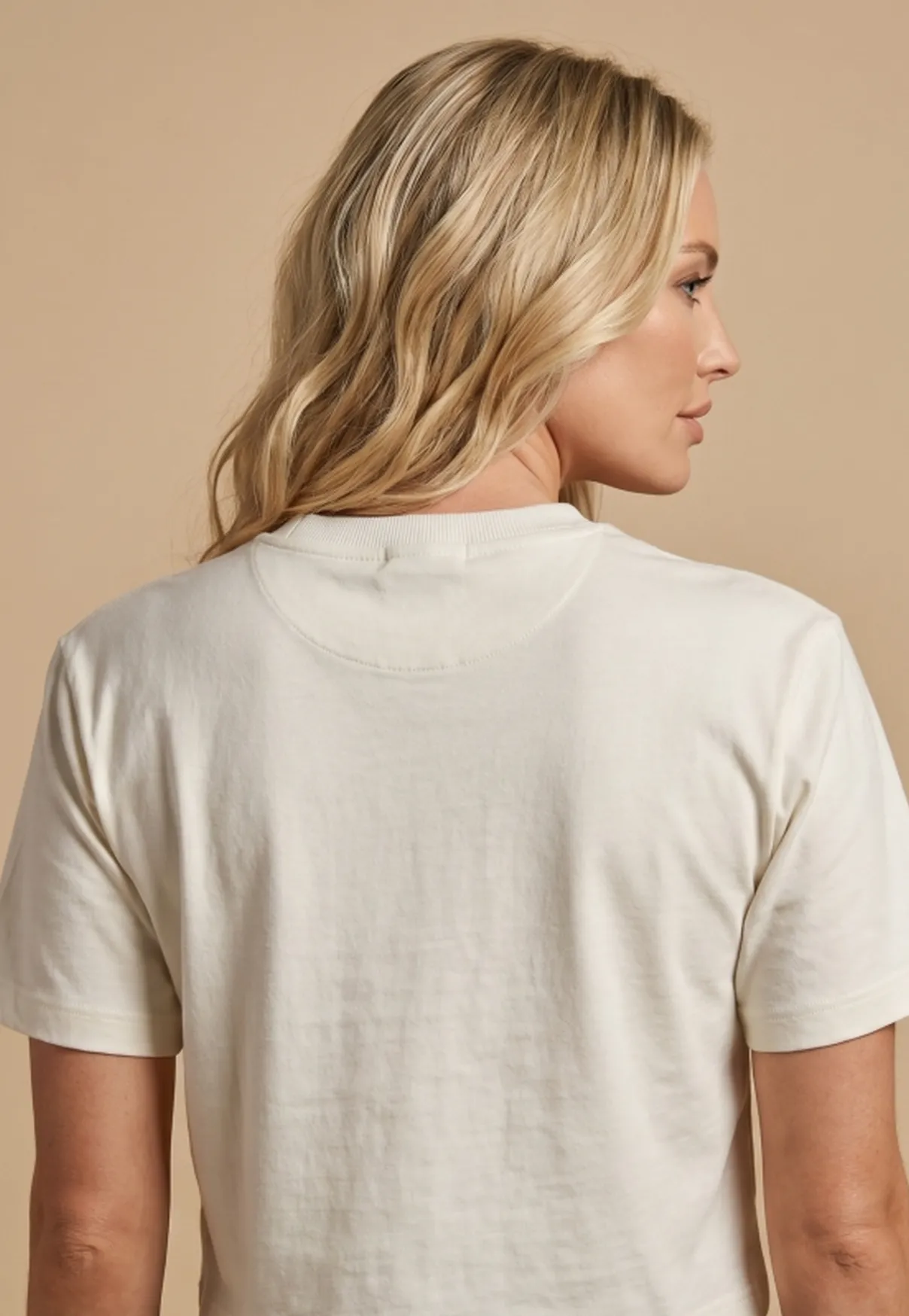 Cropped Feminino NFR – Longhorn Heritage Bege