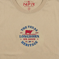 Cropped Feminino NFR – Longhorn Heritage Bege - imagem 2