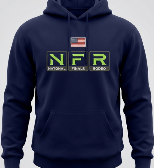 Moletom Masculino NFR National Finals Rodeo – Azul Marinho Premium