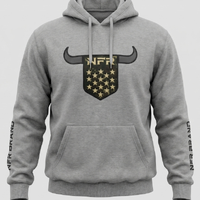 Moletom Masculino NFR – Bull Cinza Premium - imagem 2