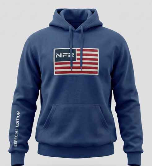 Moletom Masculino NFR – Special Edition Azul