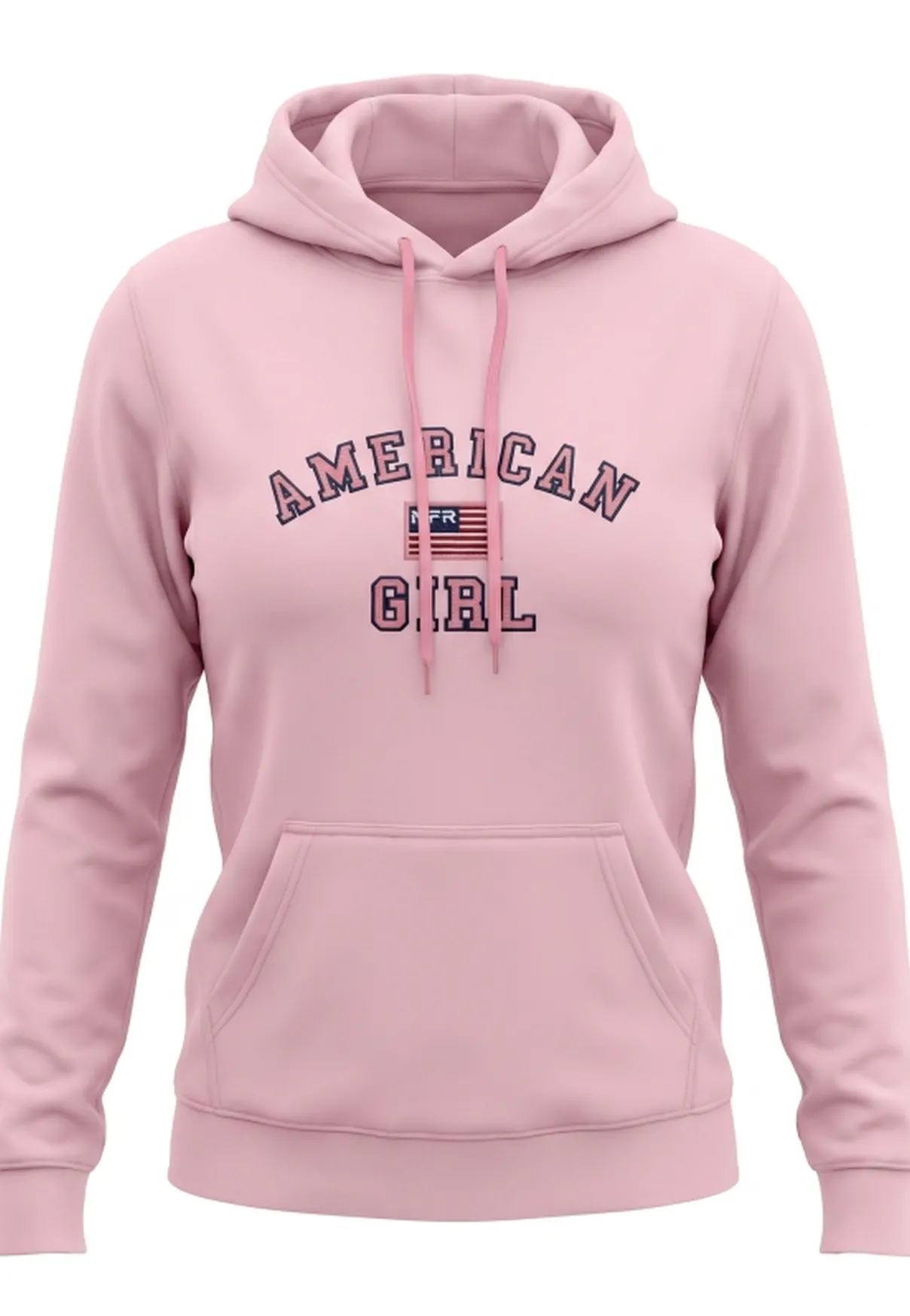 Moletom Feminino NFR – American Girl Rosa Premium