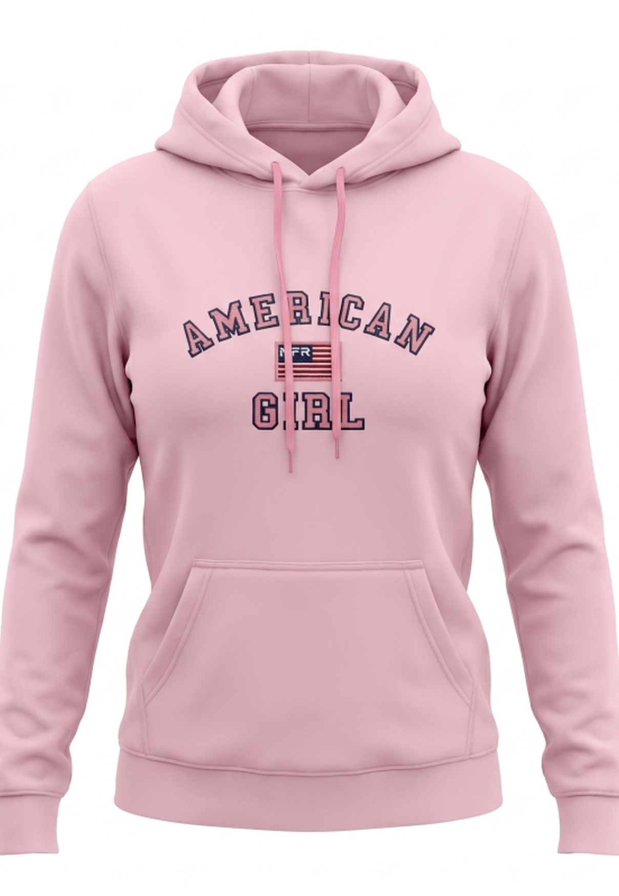 Moletom Feminino NFR – American Girl Rosa Premium