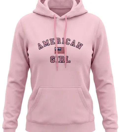 Moletom Feminino NFR – American Girl Rosa Premium
