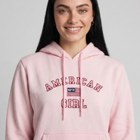 Moletom Feminino NFR – American Girl Rosa Premium - imagem 1