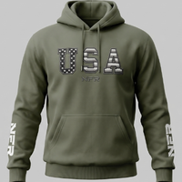 Moletom Masculino NFR – USA Verde Militar - imagem 2