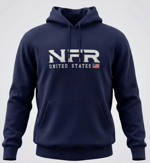 Moletom Masculino NFR United States – Azul Marinho Premium