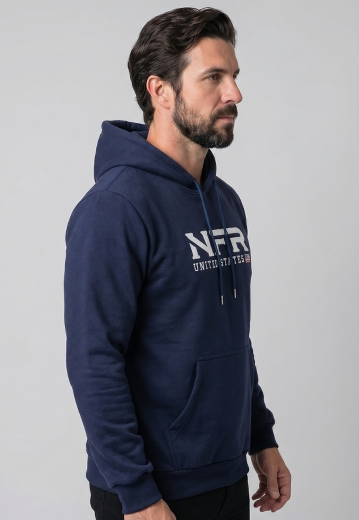 Moletom Masculino NFR United States – Azul Marinho Premium