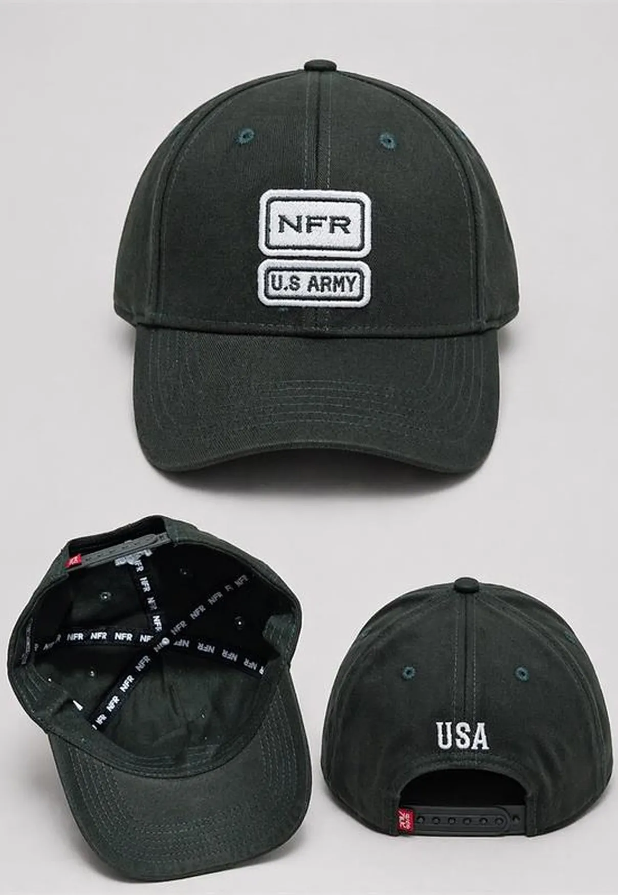 Boné NFR U.S. Army Verde