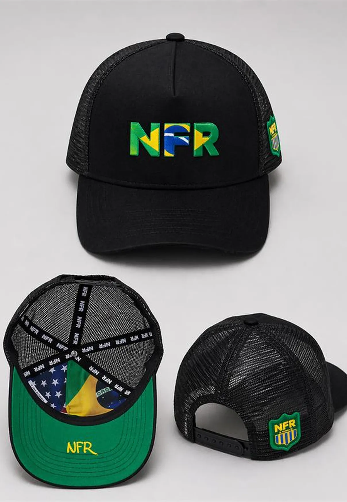 Boné Trucker NFR Brasil Edition