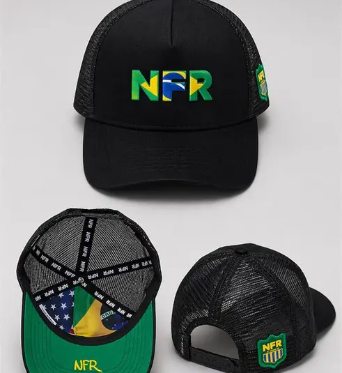 Boné Trucker NFR Brasil Edition