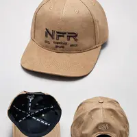 Boné NFR American Brand Marrom Claro - imagem 1