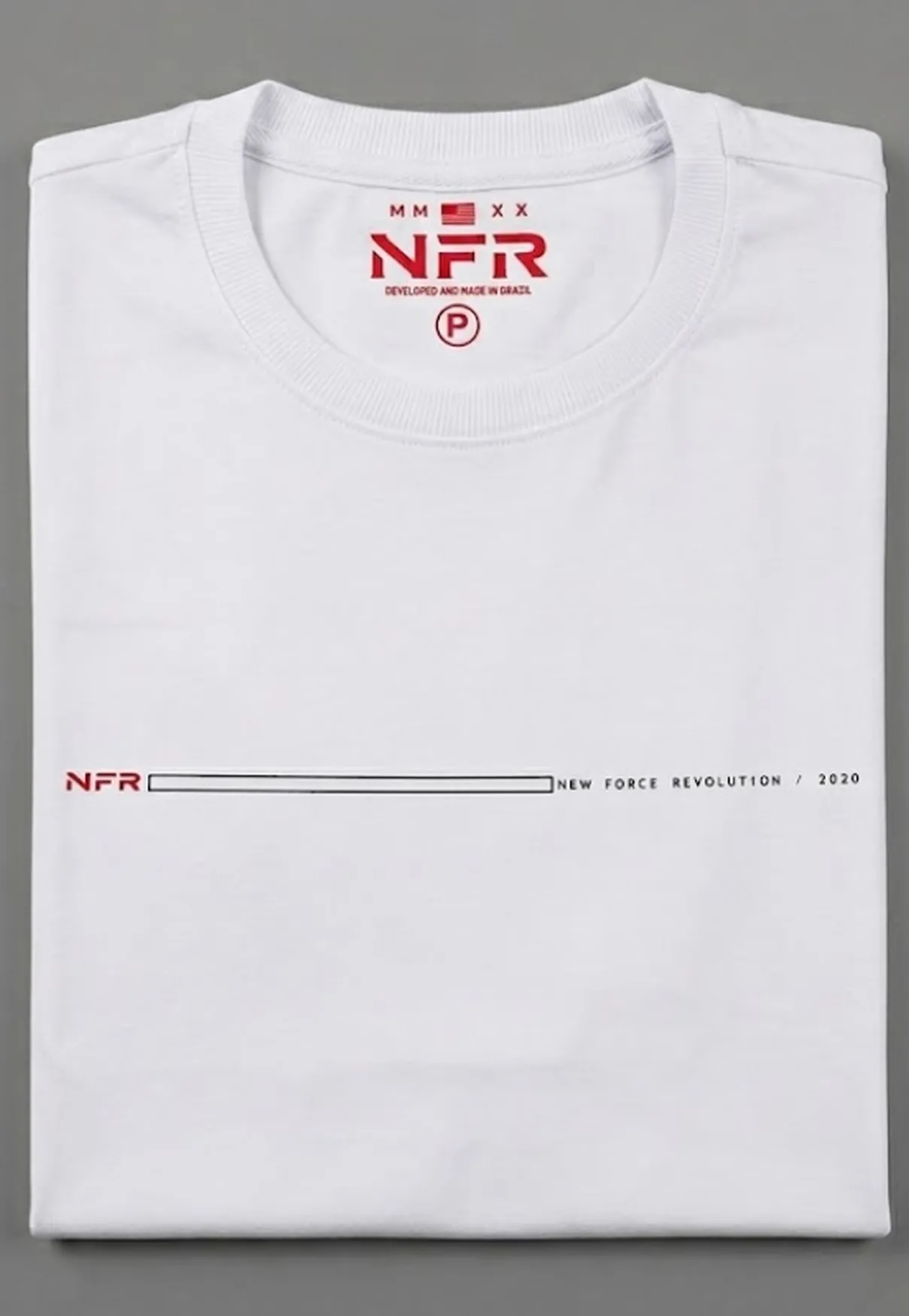 Camiseta NFR Branca Minimal