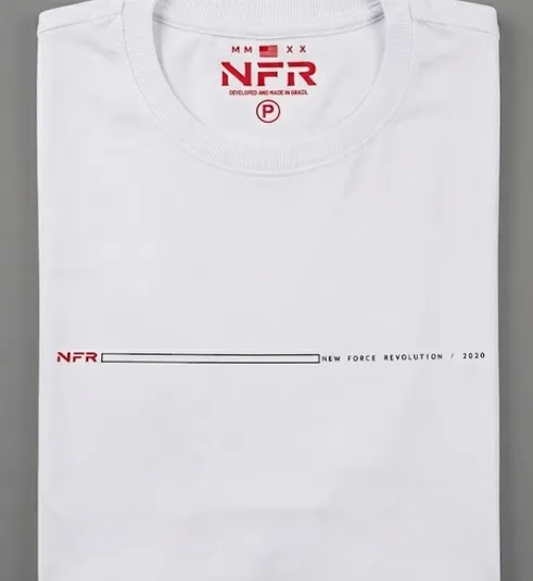 Camiseta NFR Branca Minimal