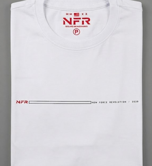 Camiseta NFR Branca Minimal