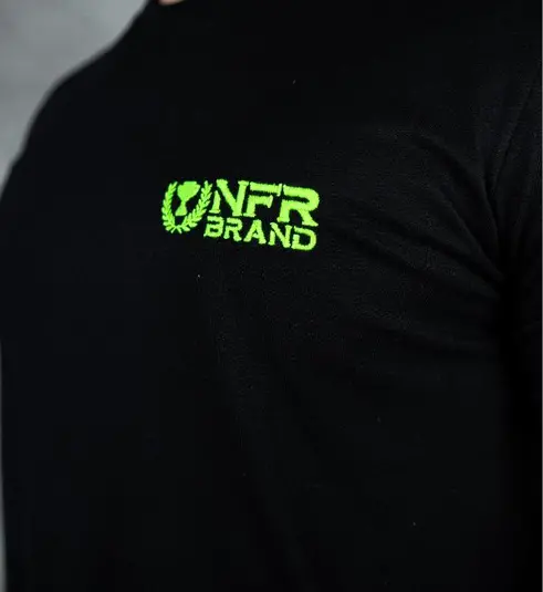 Camiseta NFR Brand Black Neon