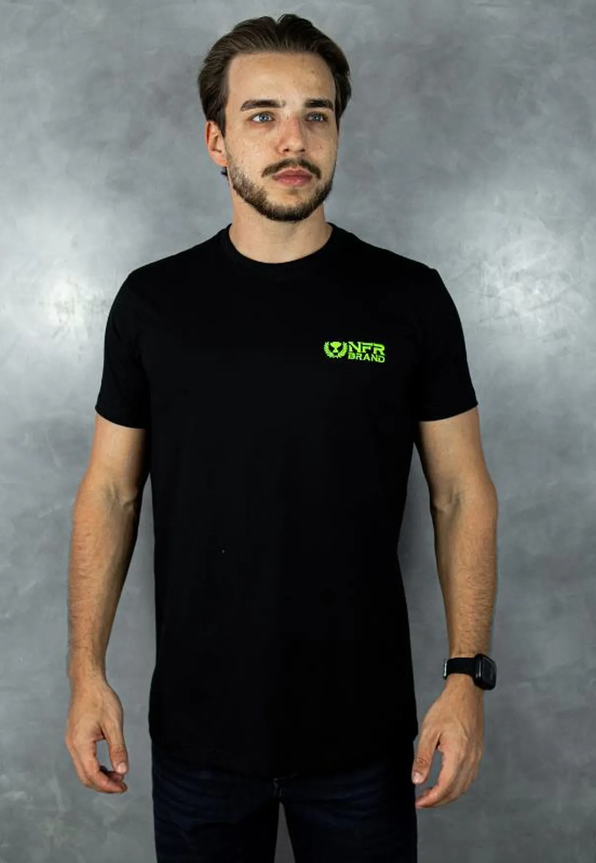 Camiseta NFR Brand Black Neon