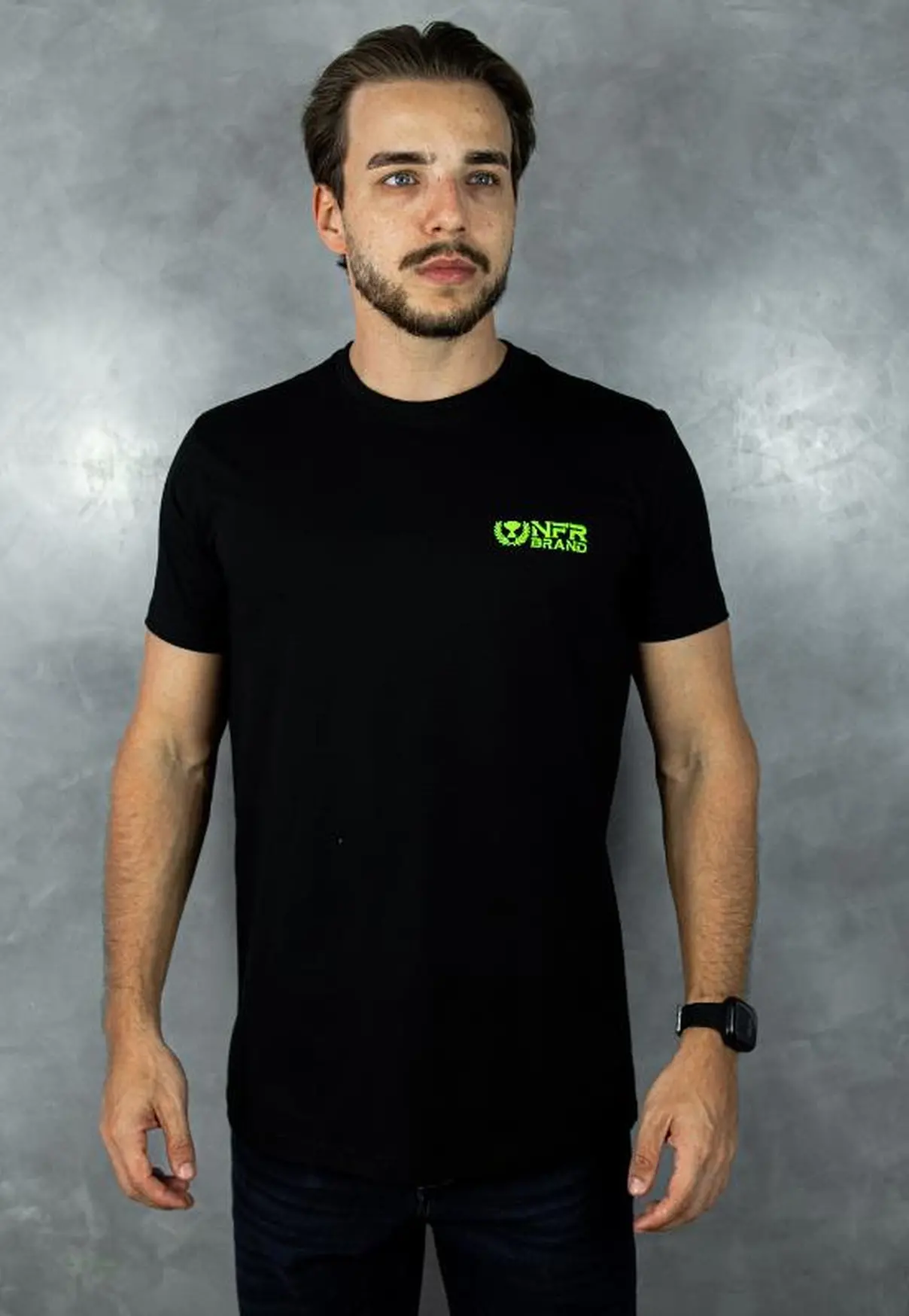 Camiseta NFR Brand Black Neon