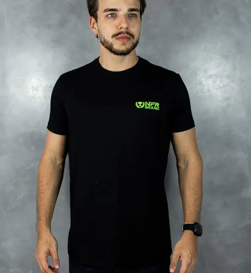 Camiseta NFR Brand Black Neon
