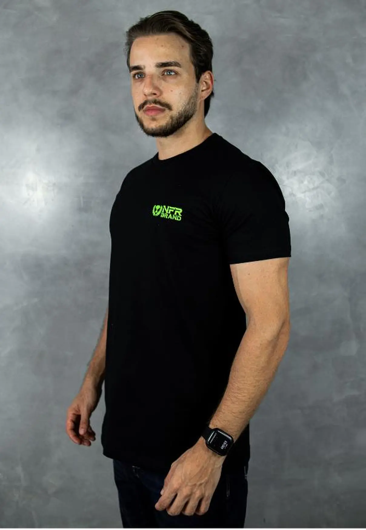 Camiseta NFR Brand Black Neon