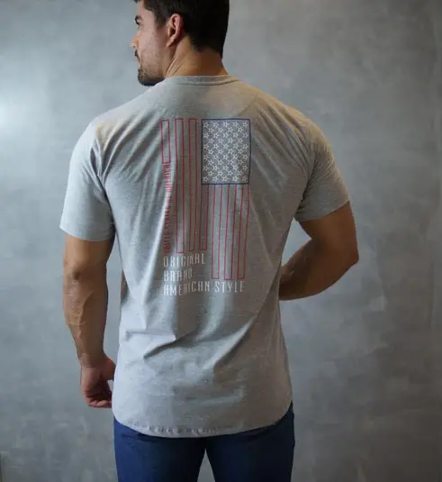 Camiseta NFR American Brand Mescla