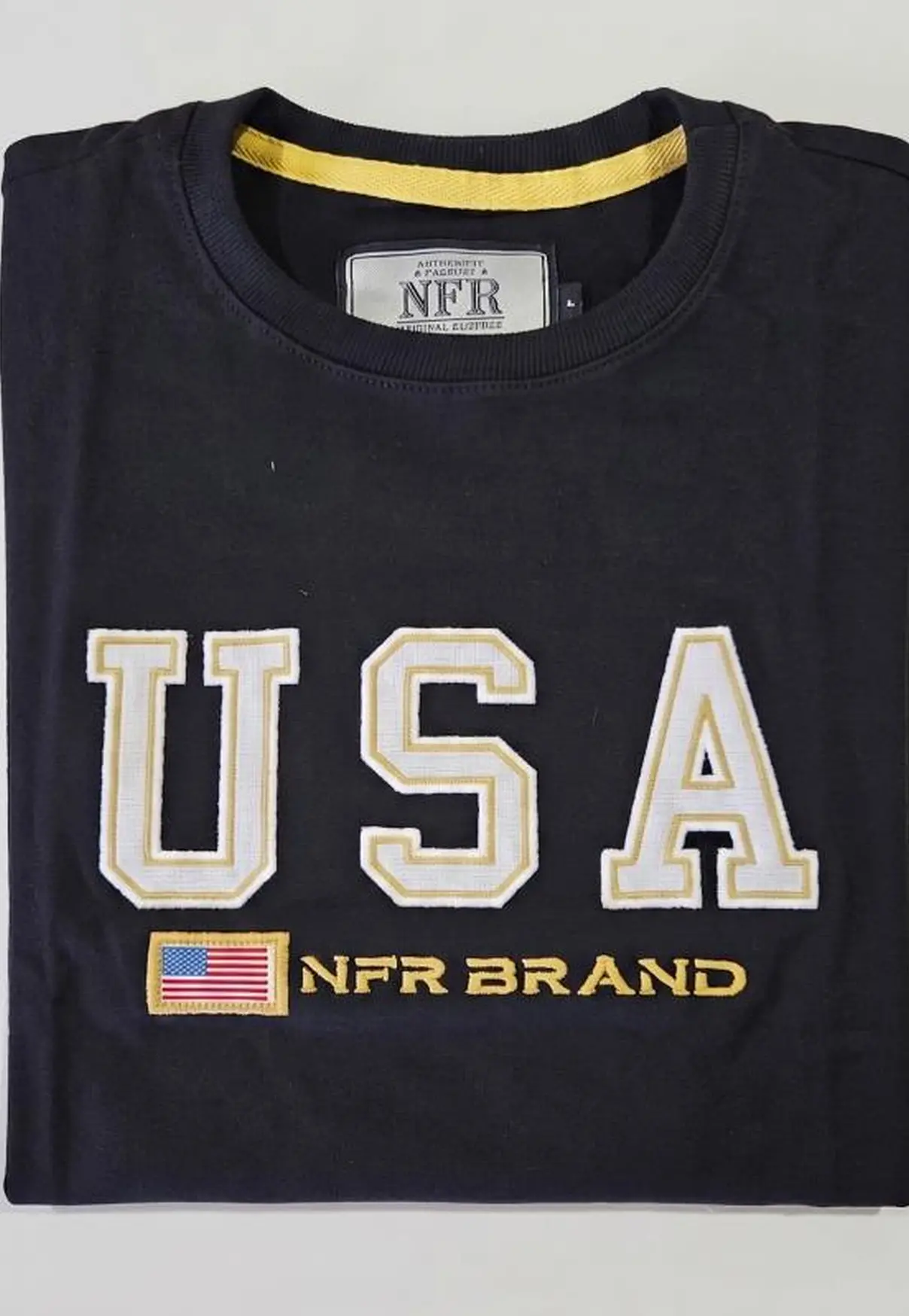Camiseta NFR USA Brand Black
