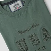 Camiseta NFR USA Unlimited Verde Militar - imagem 2