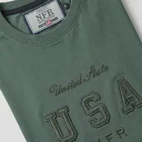 Camiseta NFR USA Unlimited Verde Militar - imagem 2