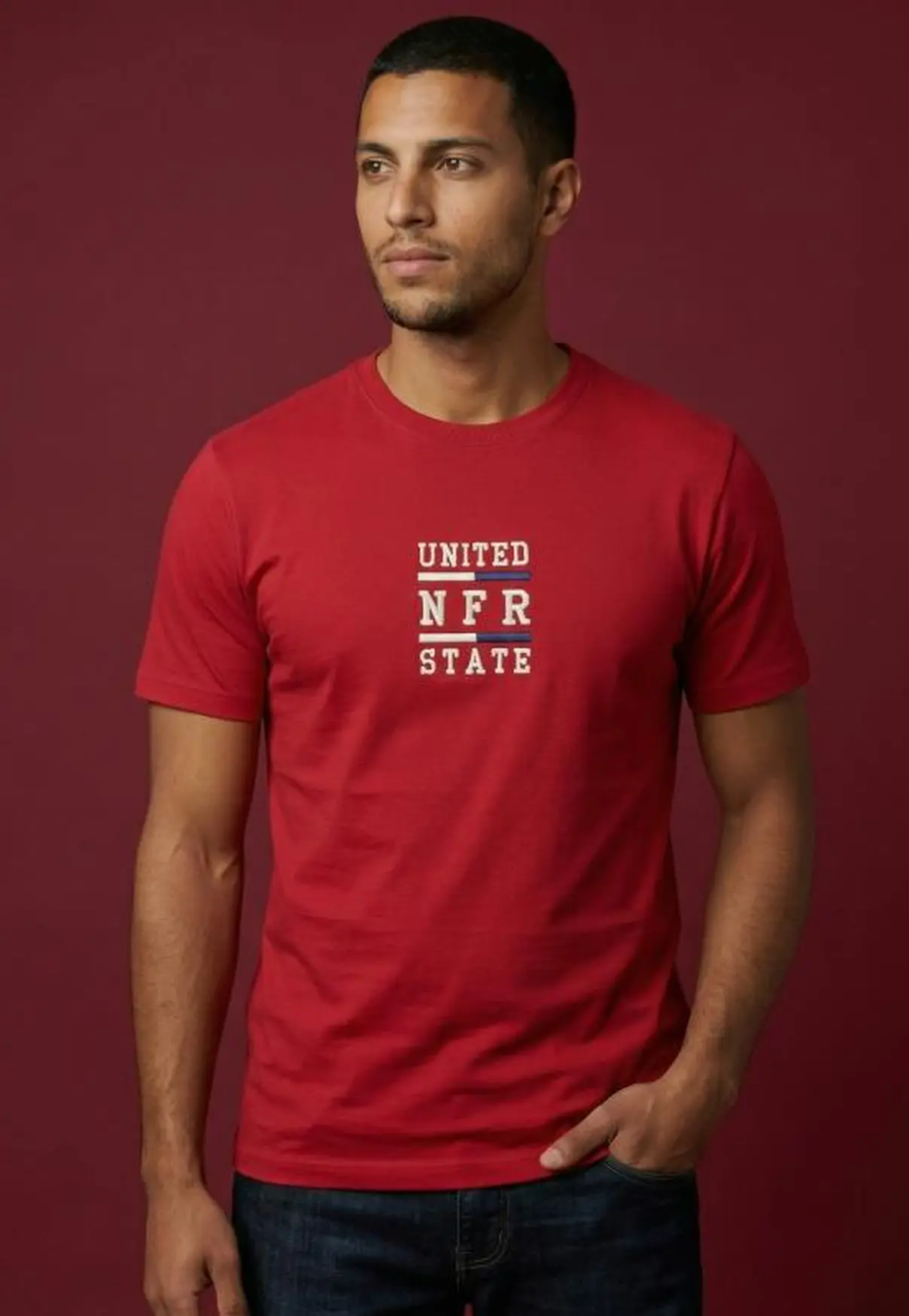 Camiseta NFR United State Vermelha