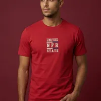Camiseta NFR United State Vermelha - imagem 1